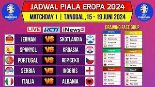 JADWAL PIALA EROPA 2024~Portugal vs Ceko~Jadwal Fase Grup Pekan 1~Euro 2024~Live RCTI