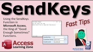 Using the SendKeys Function in Microsoft Access; the King of "Good Enough Sometimes" Functions.