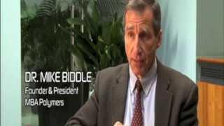 Mike Biddle, Founder and President of MBA Polymers