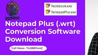 Convert Any Image to Notepad Plus text | #notepadplus #pixcel conversion Software Download .wrt .nts