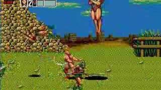 Golden Axe 3-1A - Technique Run with Amazon (Normal)