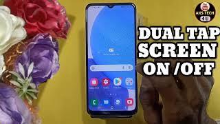 How To Double Tap On/Off Screen in Samsung Galaxy A23 5G | Double Tap Screen Lock Samsung A23