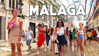 Malaga City Spain Feria de Málaga 2024 Beautiful Summer August Fair Costa del Sol | Andalucía [4K]