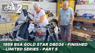 Classic Motorcycle Workshop Vlog 37 - 1959 BSA Gold Star DBD34 - finished - pt 5/5