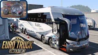 Euro Truck Simulator 2 | Smooth Ride in New G7 Volvo Marcopolo 8x2 Bus | Logitech g29