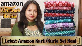 *Huge* Amazon Kurti/Kurta Set Haul | Office/College Wear Haul | Ranjana R