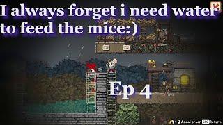 Ratopia - Lets Play Ep 4 - Building the reservoir - Going for Tier 3 - Better troops - Dont Starve:)