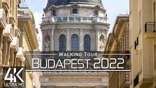 【4K 60fps】 VIRTUAL WALKING TOUR:  «Budapest - Hungary 2022»  ORIGINAL SOUNDS  NO COMMENT  ASMR