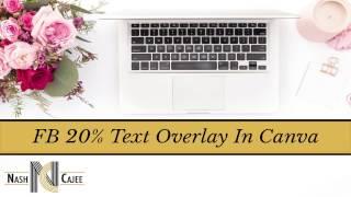 Mini Canva Hack - How To Use The 20% Text Overlay Grid For Your Facebook Ads