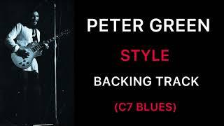 Peter Green Style Backing Track (C7 Blues)