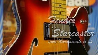 NEW Fender Starcaster Guitar Demo