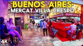 【4K】El Nuevo Callejón ASIÁTICO Oculto de BUENOS AIRES | Mercat Villa Crespo