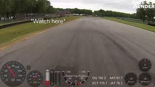 2019 GTI Smoke puff on track at VIR