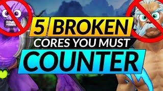 How to Counter the 5 SUPER BROKEN CORE HEROES - Best Drafting and Picking Tips - Dota 2 Guide