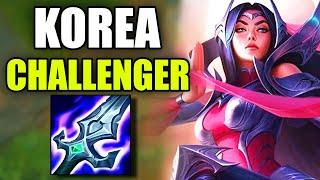 I play Irelia in Korean Challenger and smurf on everyone