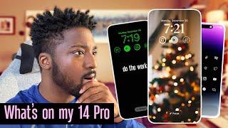 iOS 16 Home/Lock Screen Customization! - What's on my iPhone 14 Pro?