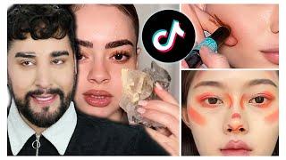 TikToker's Are Using Ice for Makeup | Another Stupid Trend! PRO MUA Reacts