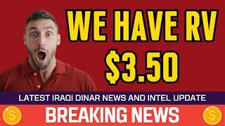  Iraqi Dinar  We have RV $3.50  Today IQD to Dollar Today RV News Guru Update Exchange Rate 