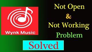 How To Fix Wynk Music App Keeps Stopping Error In Android Phone | Wynk Music App Not Working Problem