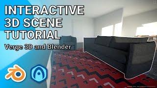 How To Create 3D Interactive Web Experiences in Blender 2.80 & Verge3D