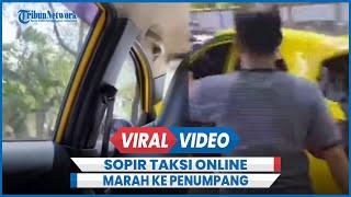 Viral Ibu ibu Penumpang Brio Kuning Taksi Online Menangis Ketakutan dengar Sopir Marah