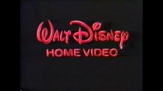 Walt Disney Home Video logo with Norwegian announcer #1 (RARE) 1990