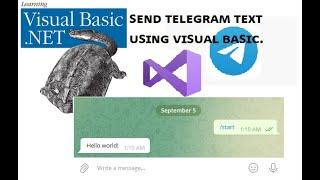 Send text message with telegram bot api (Visual Basic)