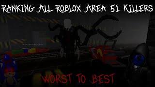Ranking All the Area 51 Killers!(Worst to Best)