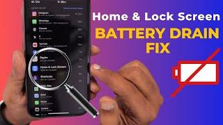 iPhone Home and Lock Screen Battery Drain  How to Fix?