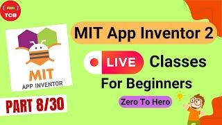 Day 8: MIT App Inventor 2 | Build a Rocket Launching Game LIVE!