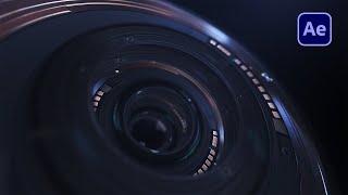 After Effects Tutorial: Camera Lens Zooming Logo Animation in After Effects (No Plugins)