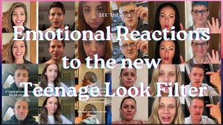 Emotional Reactions to the 2023 Viral Trend TikTok Teenage Look Filter Effect | Compilation Mashup 3