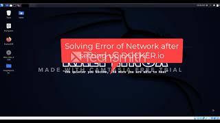 SOLVING ERROR OF DOCKER.io after in browsing in Kali Linux