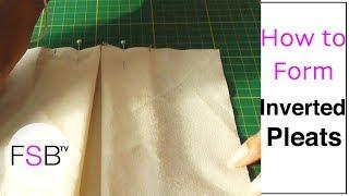 Forming Inverted Pleats