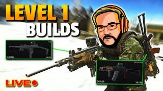 Die besten BUILDS mit Level 1! - Tarkov LIVE