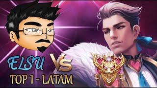 KenjiKane SoloQ Elsu vs XianGe TOP 1 LATAM - Arena of Valor Master