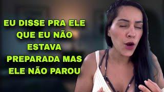 ELE ME LEVOU PRA USAR O BANHEIRO DA CASA DELE E… contando história