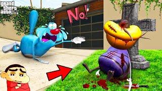Paplu Cockroach Died But Who Killed? Oggy Finds Killer With Shinchan In GTA 5!