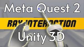 How to setup VR Ray Interactions with Meta SDK & Unity3D | Step-By-Step | 2024 | Game5D [Part 3]