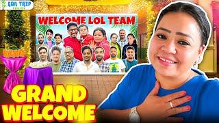 LOL Team Ka Grand Welcome | Bharti Singh | Haarsh Limbachiyaa | Golla