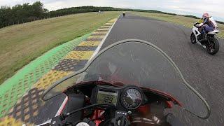 Pannonia-Ring mit Honda CBR600F - Erstes Mal Rennstrecke