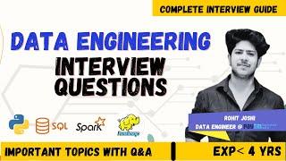 DATA Engineering Interview questions |  Complete ROADMAP 2023