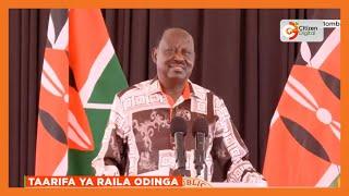 Raila Odinga: The money that was used was the money that was only necessary to hire transport