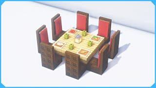 Minecraft Dining Table Tutorial - Minecraft Ideas