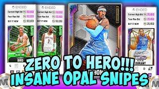 NBA2K20 - ZERO TO HERO SNIPING SERIES - INSANE CHEAP OPAL SNIPE!!! MILLION MT MADE IN ONE DAY!!!