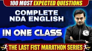 English Marathon For NDA-1, 2024 Exam | One Shot Revision