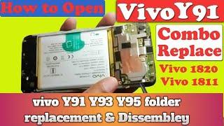 Vivo y91,y93,y95 folder replacement,vivo y91 combo change, vivo y91Display change, vivo y91 y93 y95