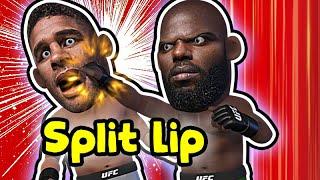 Alistair Overeem Scary lip injury vs Jairzinho Rozenstruik