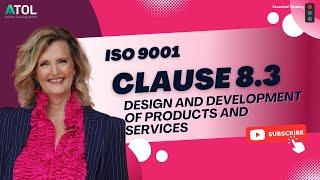 Let's Talk ISO 9001 | Clause 8.3