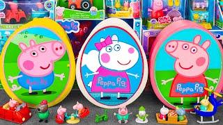 Peppa Pig Mystery Eggs Unboxing Review ASMR | Peppa Pig, Geogre Pig, Suzy Sheep, Peppa Pig School